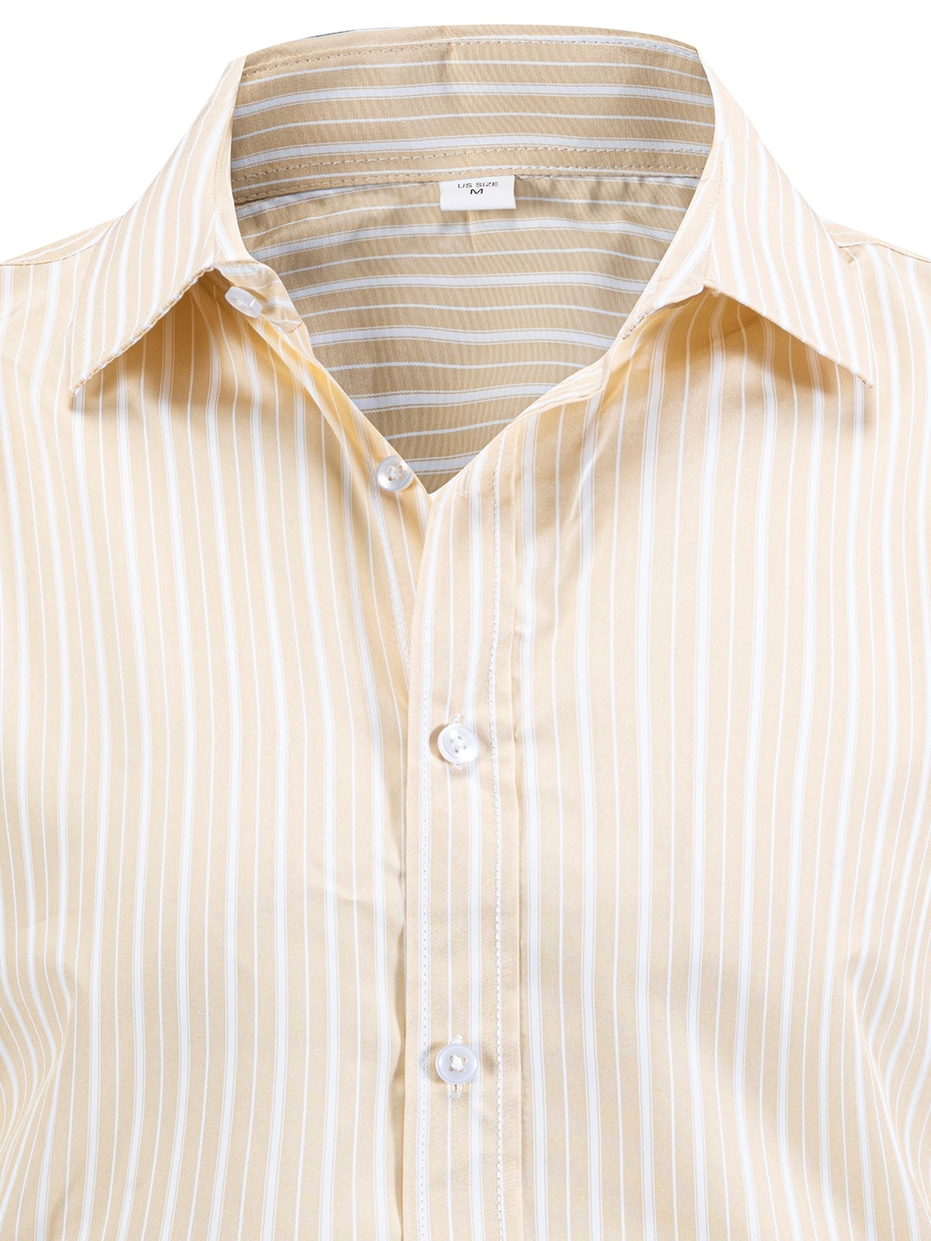 Long Sleeve Striped Button-Up Shirt