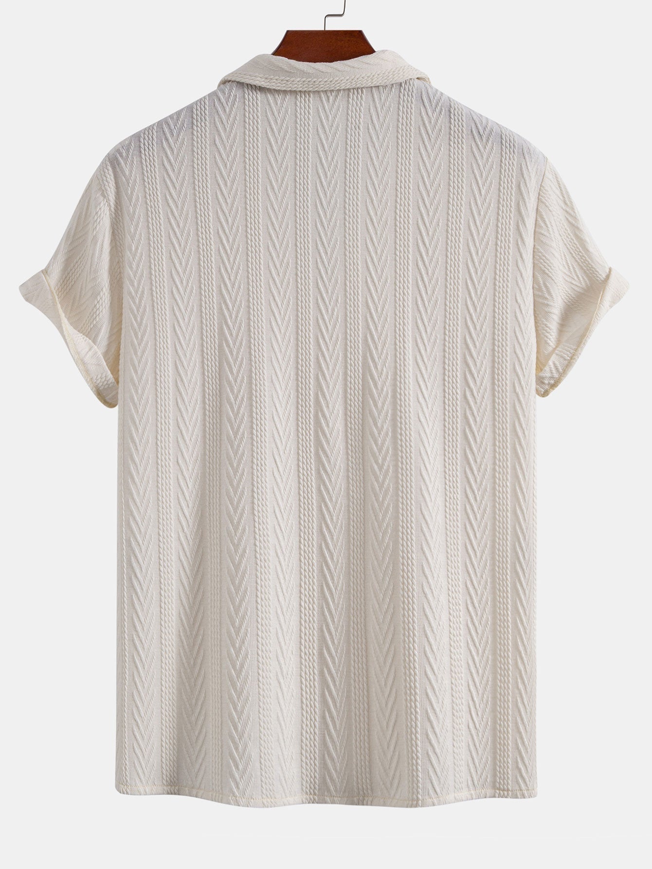 Textured Jacquard Cuban <tc>S</tc>hirt