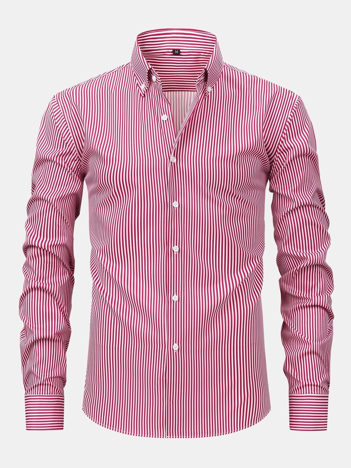Long Sleeve Striped Shirt with Buttons