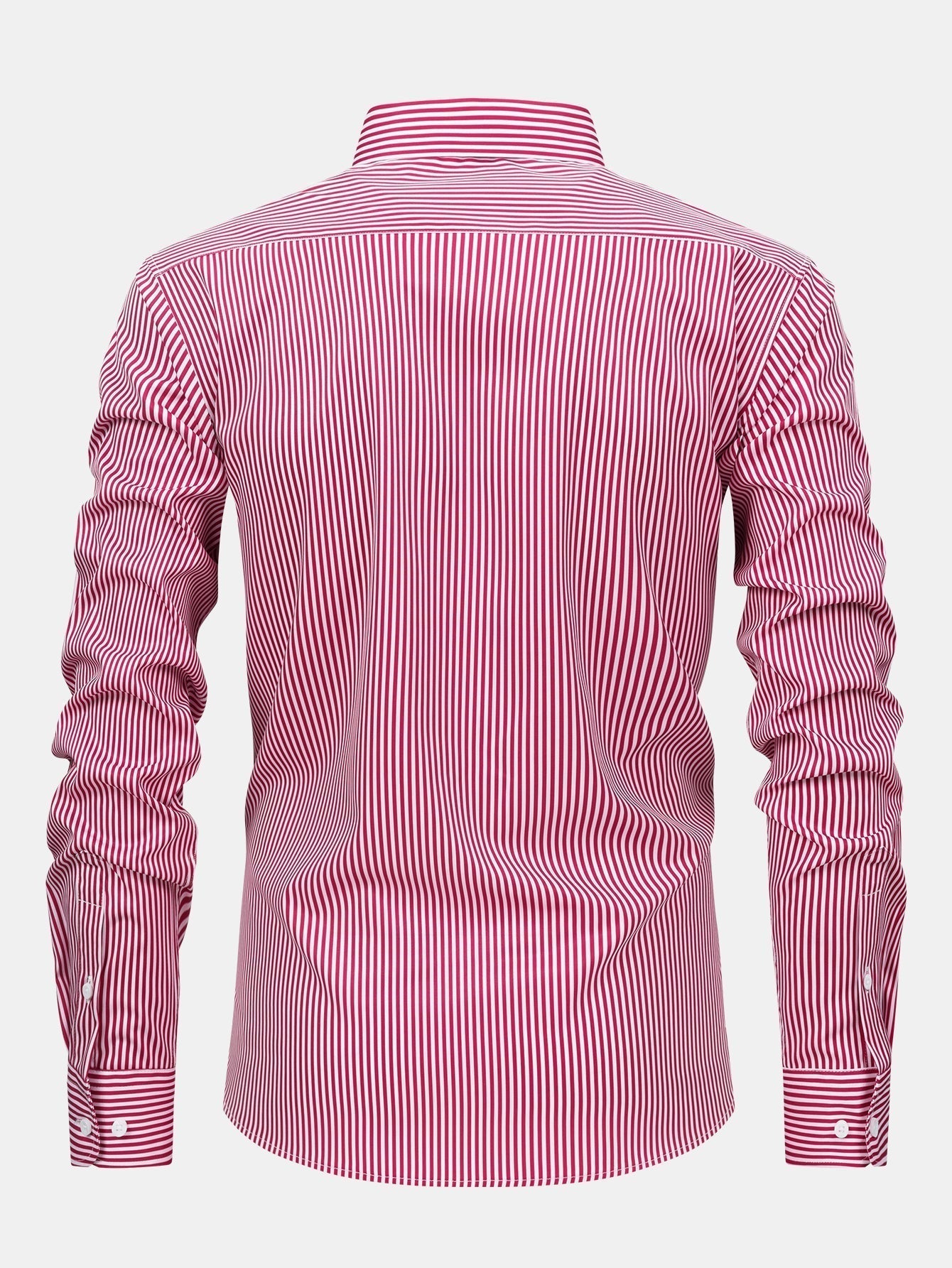 Long Sleeve Striped Shirt with Buttons