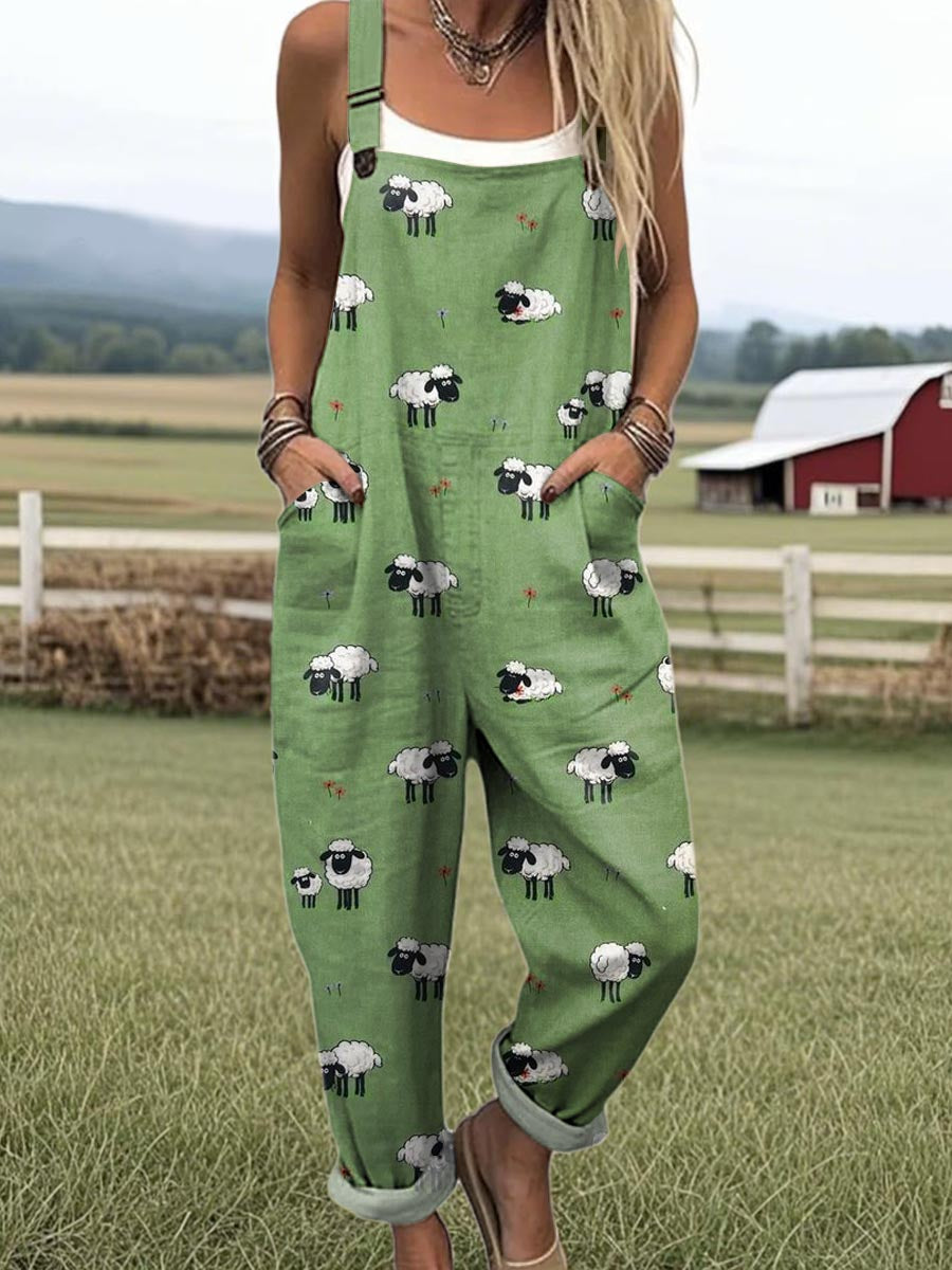 Luna™ | Whimsical Sheep Jumpsuit