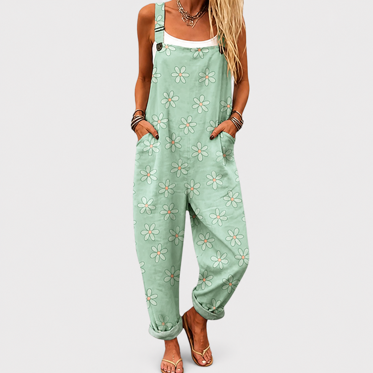 Comfortable Printed Jumpsuit