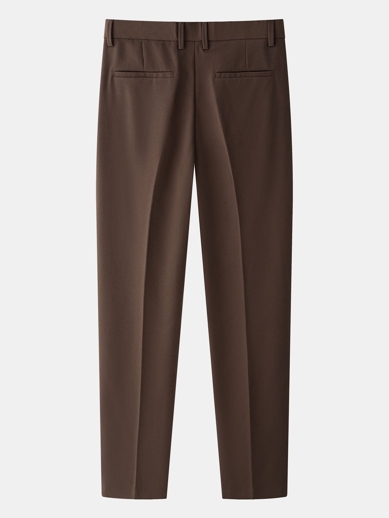 Contrast Textured Johnny Collar Polo & Slim Fit Tapered Trousers