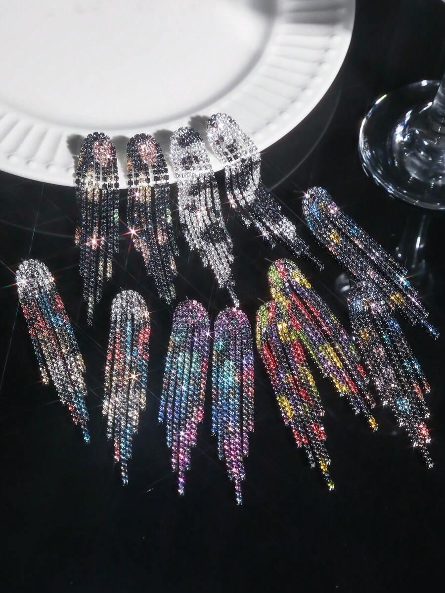 Nightclub Party Crystal Earring