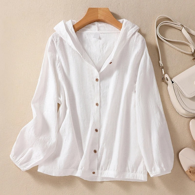 Mia™ | Relaxed Hooded Shirt