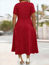 Plus Size Women's Sparkly  Dress