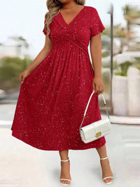 Plus Size Women's Sparkly  Dress