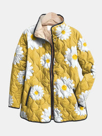 Maya | Vintage Charming Floral Quilted Jacket