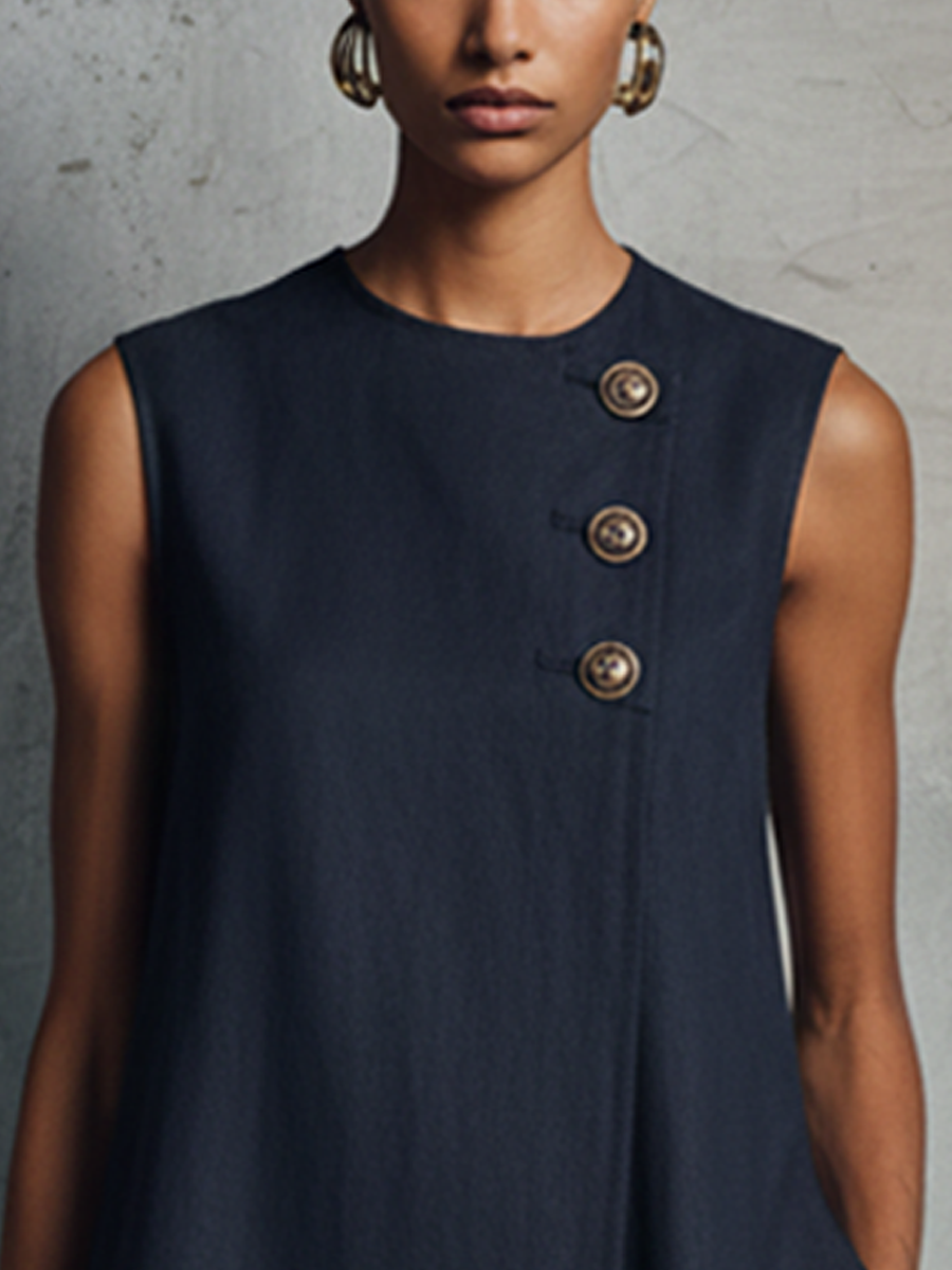 Lena | Navy Business Mini Dress