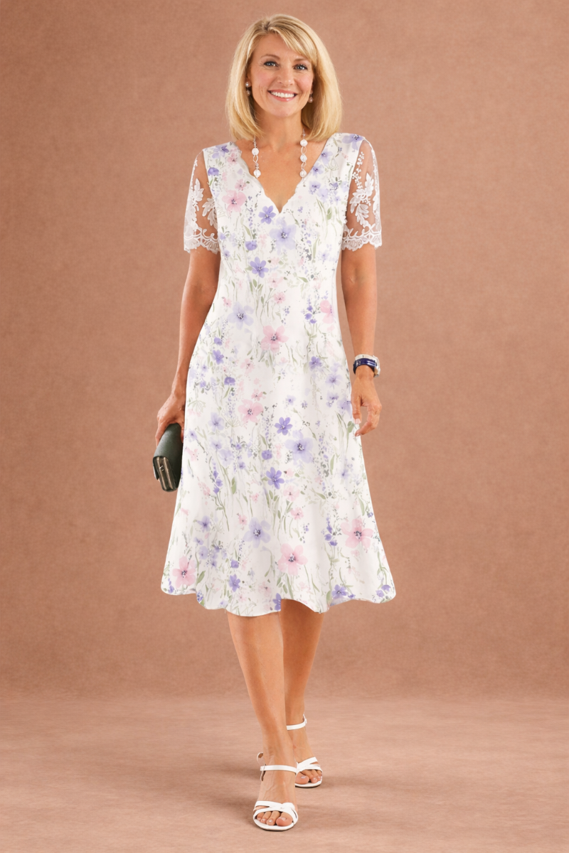 Elin™ | Light and Airy Floral Summer Dress
