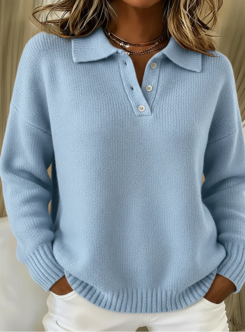 Ravéline | Elegant Polo Sweater