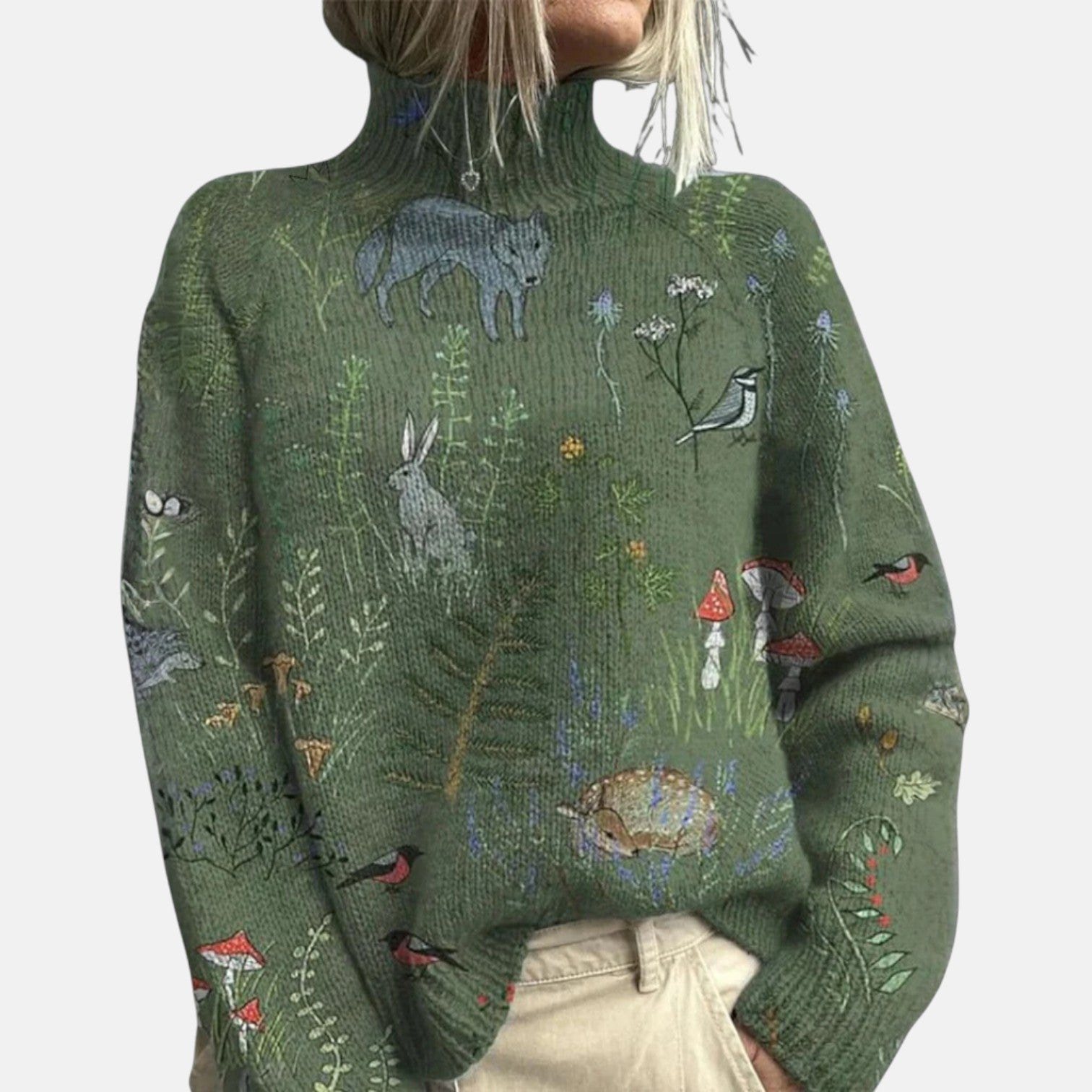 Aimelie | Elegant Turtleneck Jumper