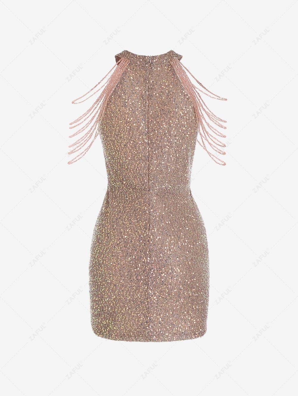 Sequined Chain Party Vegas Dress
