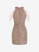 Sequined Chain Party Vegas Dress