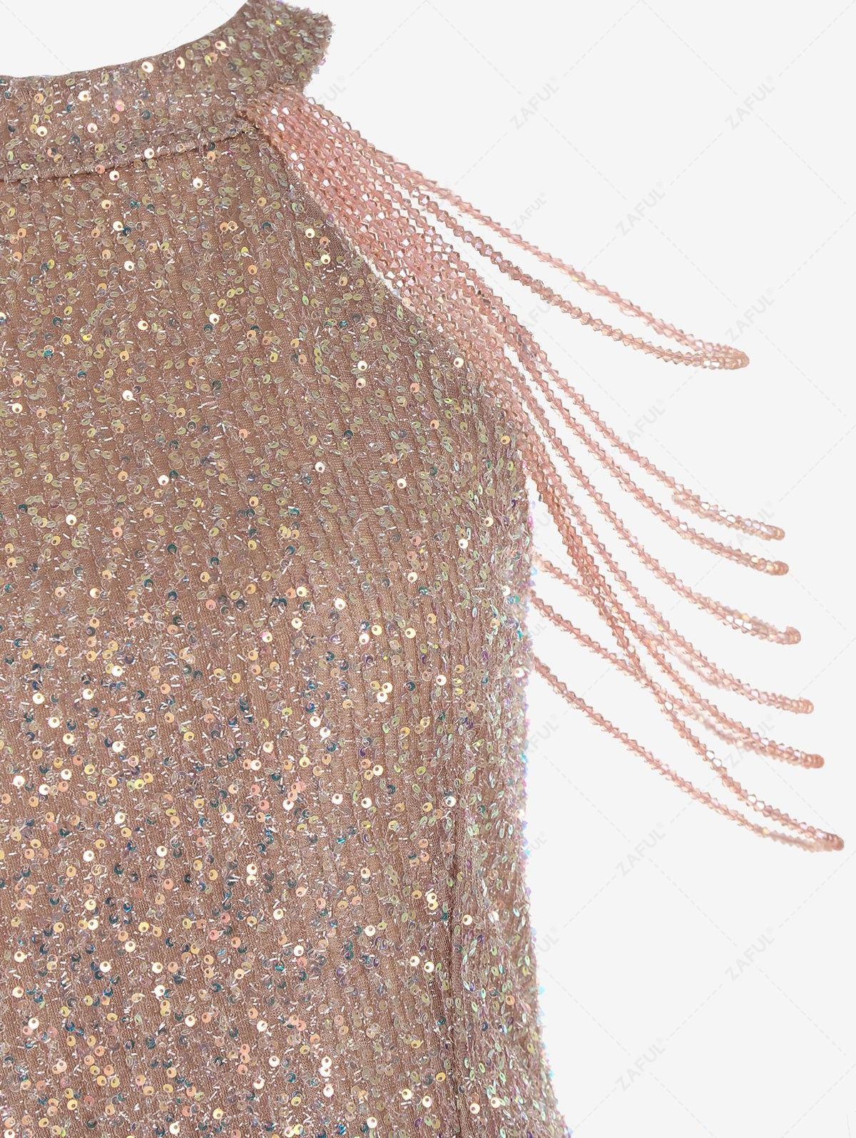 Sequined Chain Party Vegas Dress