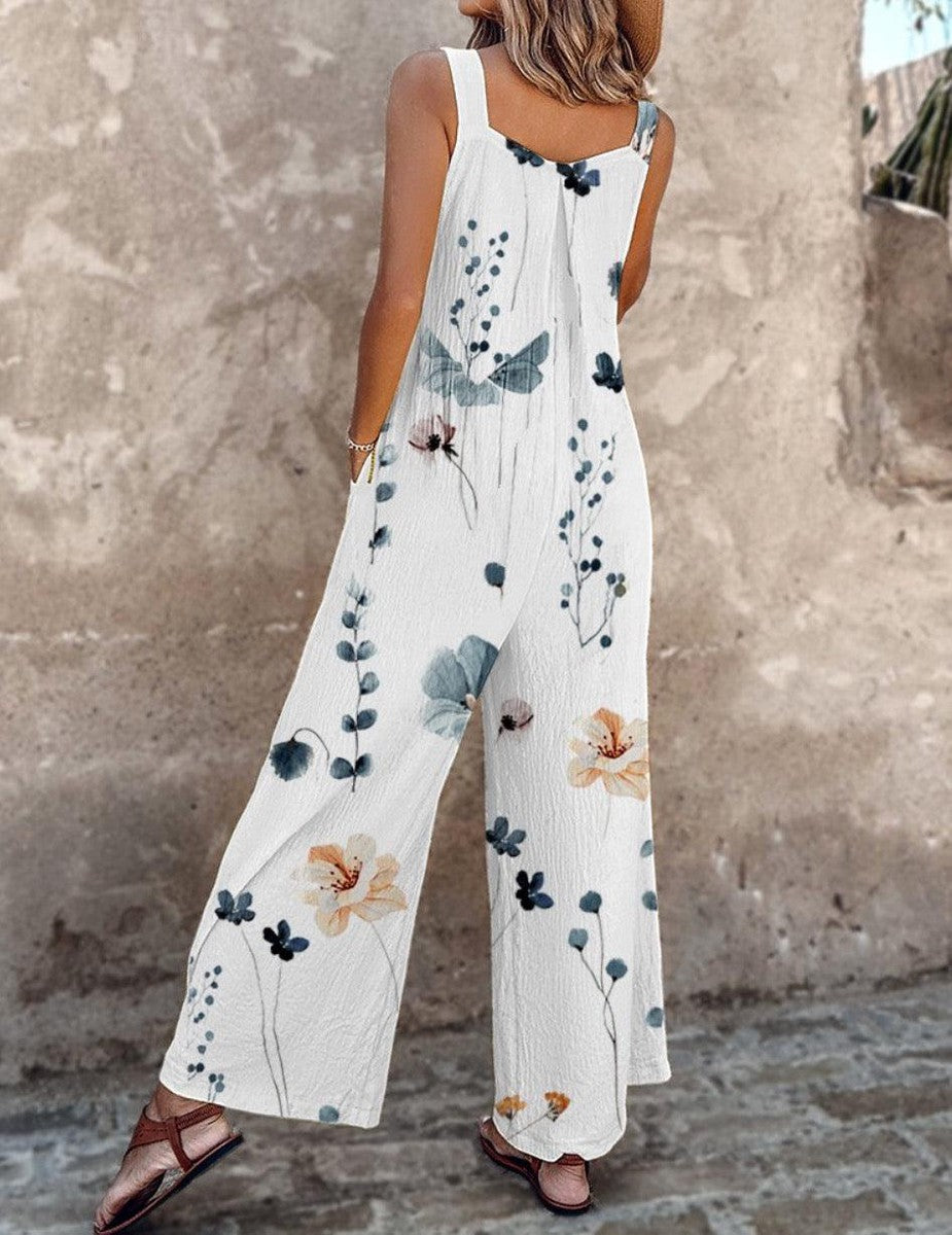 Comfortable Printed Jumpsuit