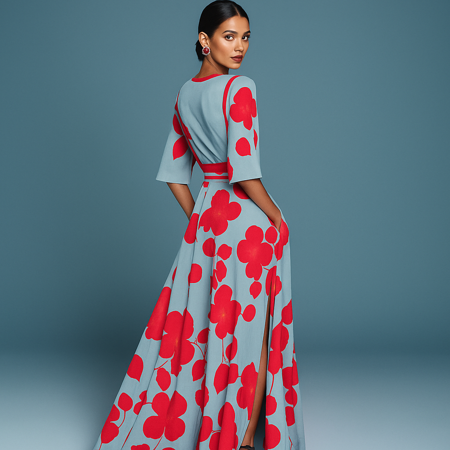 Elegant Viscose Dress