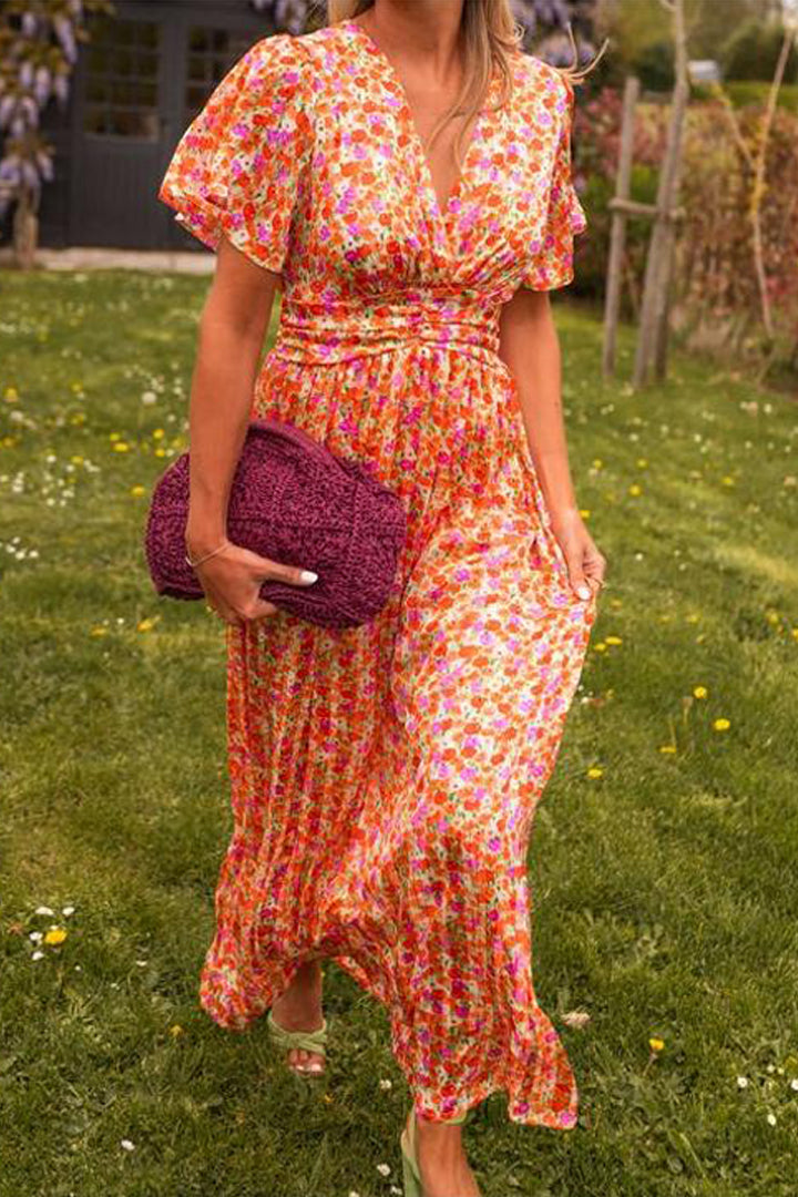 Julia- Long Floral Dress