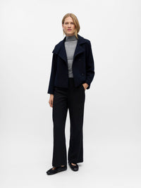 Jacky Wool Coat High Neck