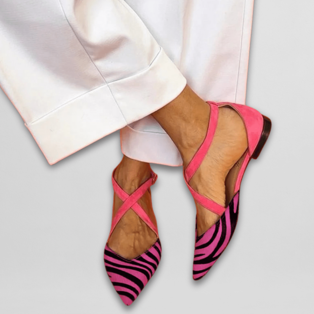 Amelia™ | Strappy Ballet Flats
