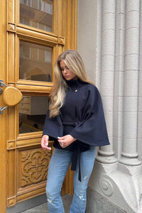 Belted Cloak Coat