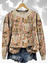 Nova™ | Comfortable sweater with floral print