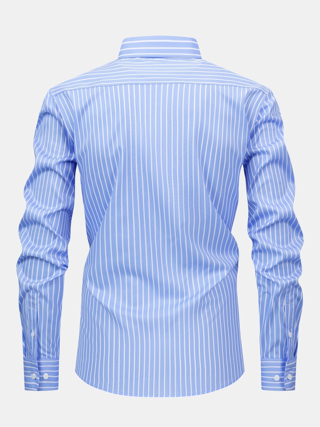 Long Sleeve Striped Shirt with Buttons