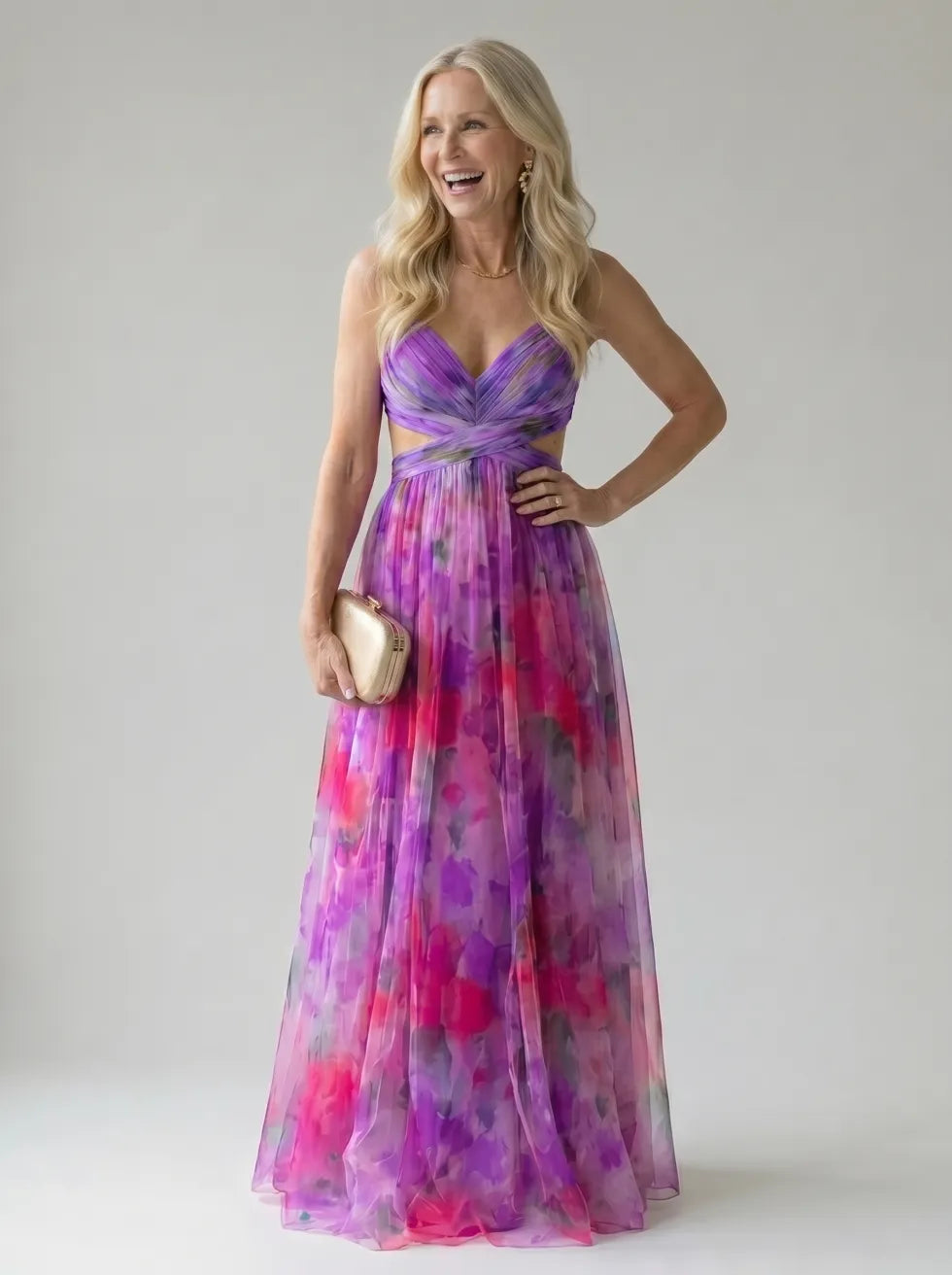 Isel™ Soft Wrap Maxi Dress