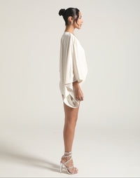AMAYA MINI DRESS - CHAMPAGNE