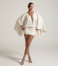AMAYA MINI DRESS - CHAMPAGNE