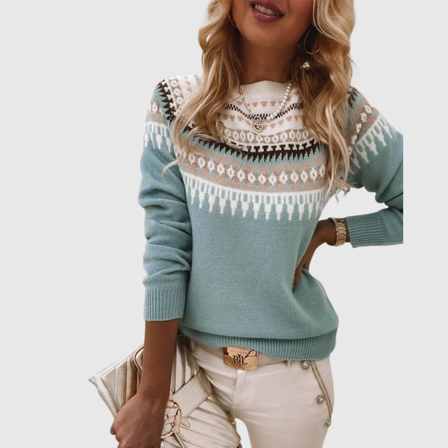 Célina | Women's Patterned Sweater