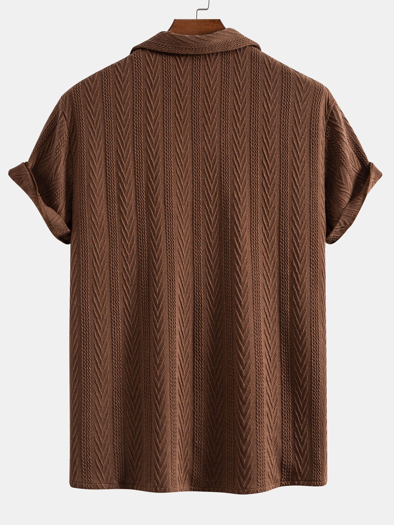 Textured Jacquard Cuban <tc>S</tc>hirt