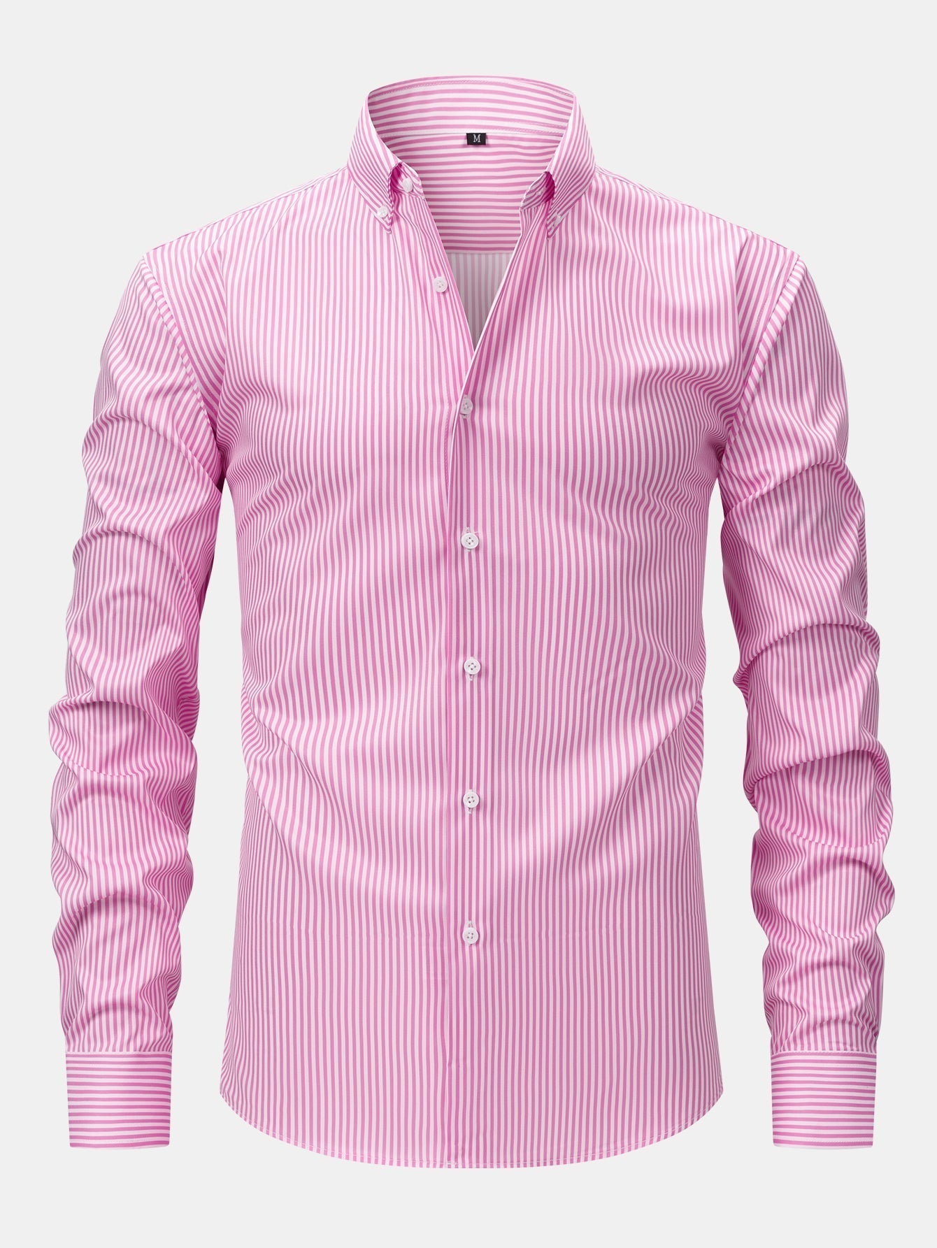 Long Sleeve Striped Shirt with Buttons