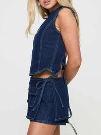 Anna - Denim skirt and top
