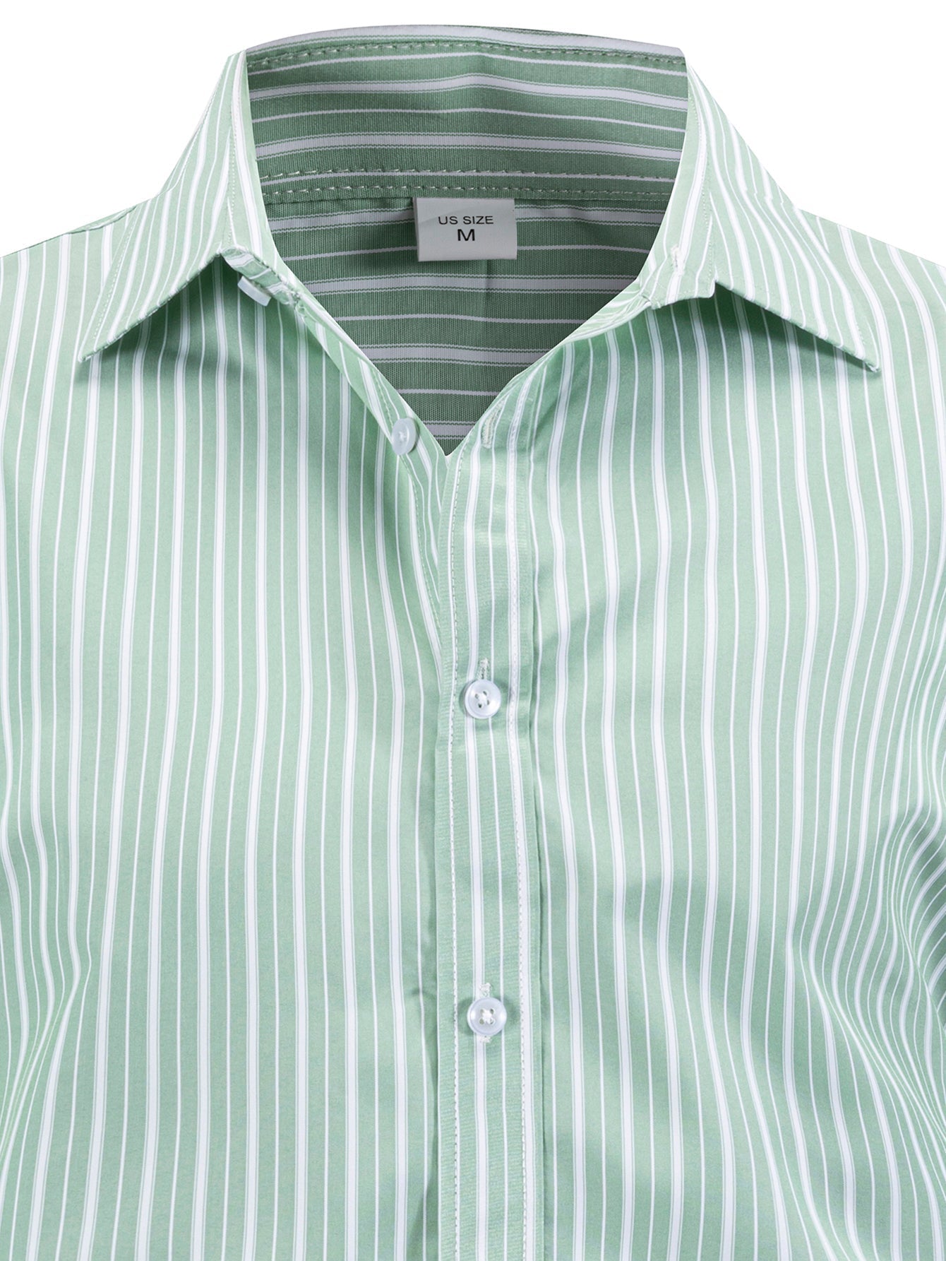 Long Sleeve Striped Button-Up Shirt