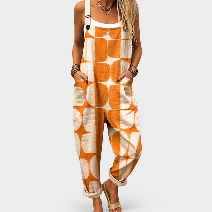 Comfortable Printed Jumpsuit