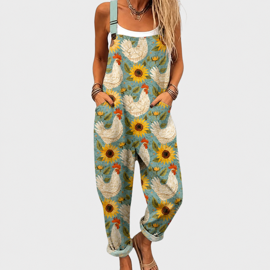 Comfortable Printed Jumpsuit