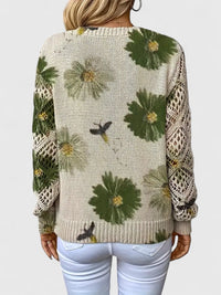 Aurélie | Elegant sweater with floral pattern