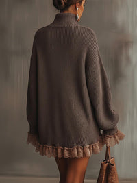 Ninette | Women's Ruffle Sweater Dress