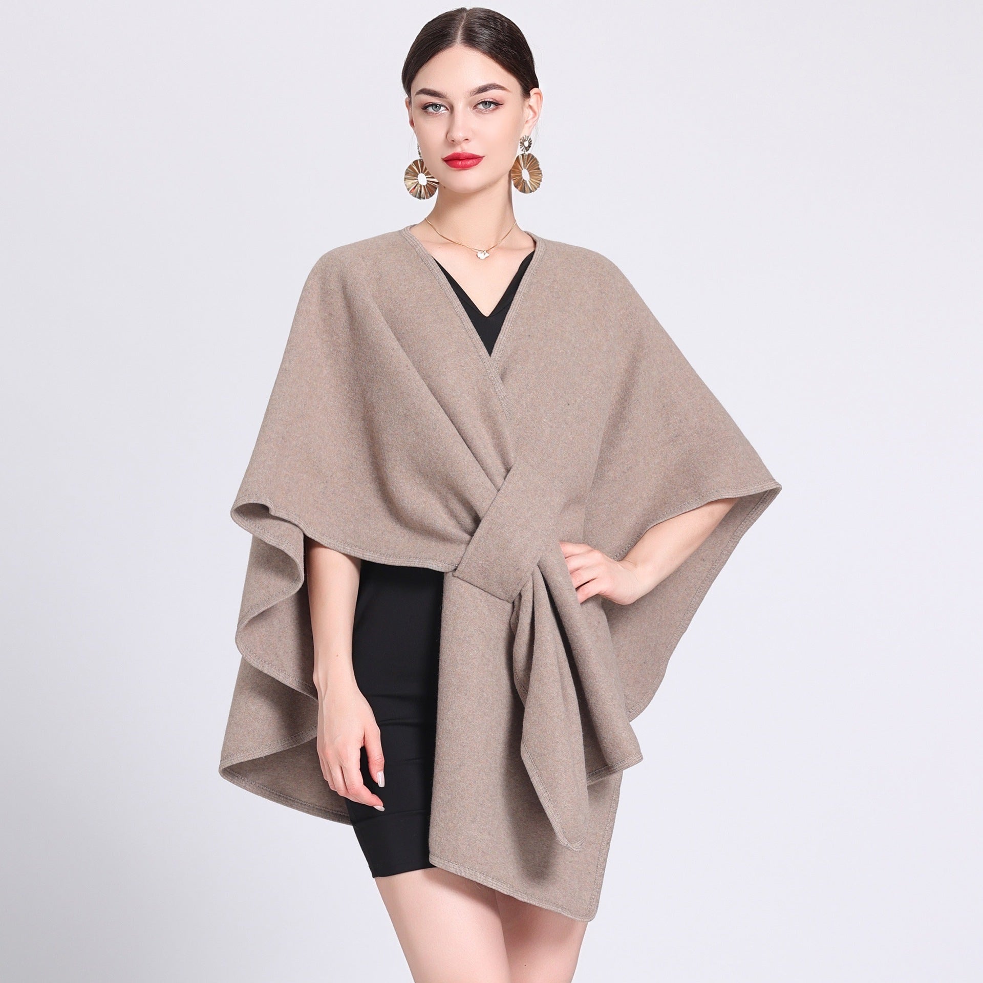 Marina™ | Caped Fleece Shawl — Final Edit