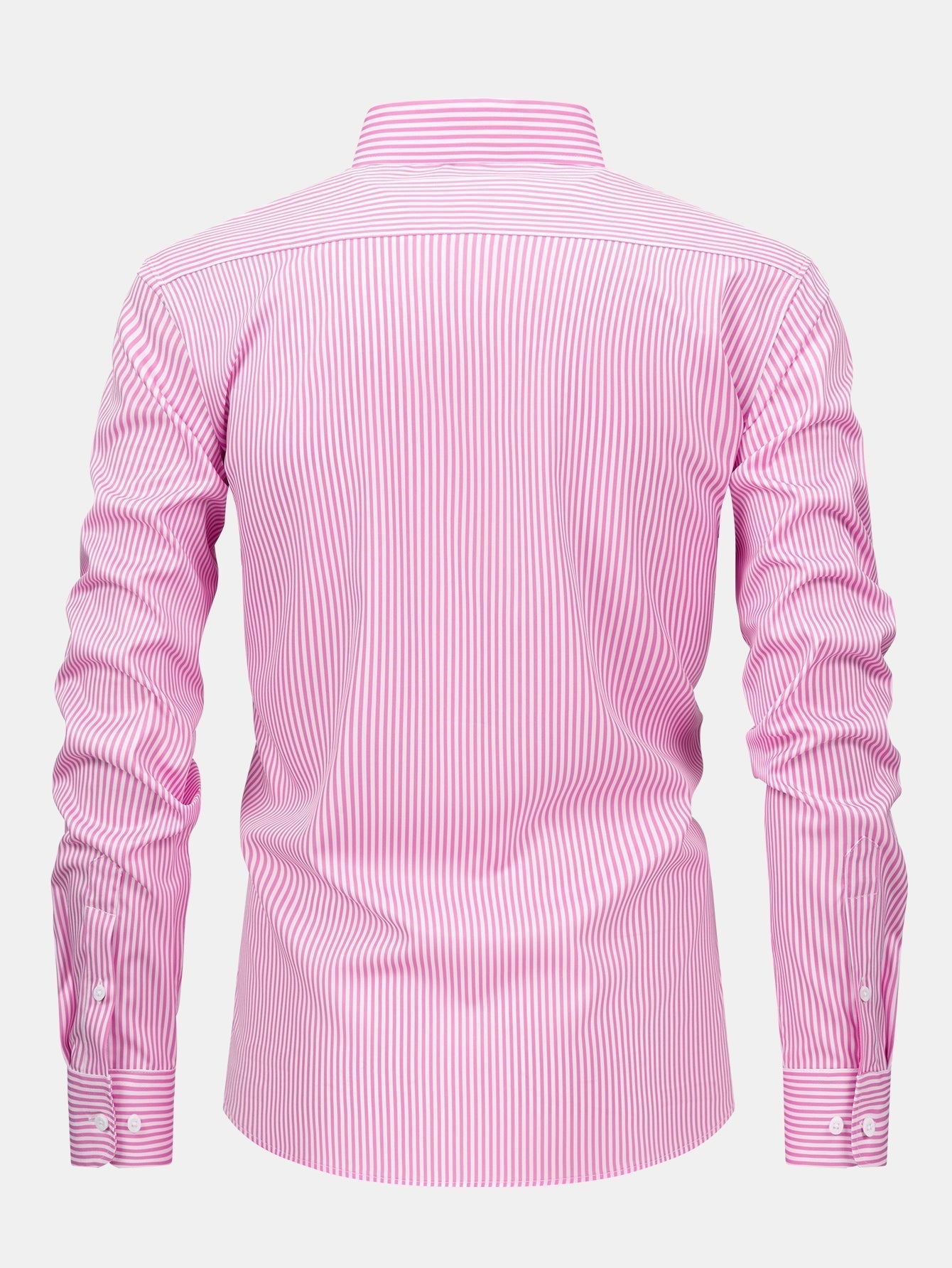 Long Sleeve Striped Shirt with Buttons