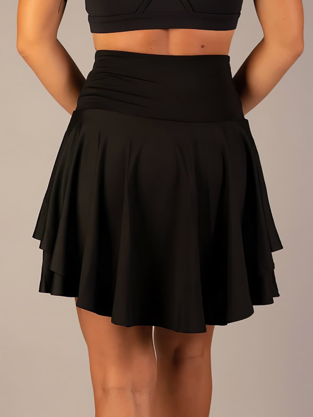 ShortySkirt™ Pocket Skort – Black