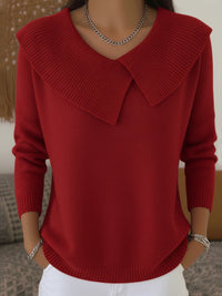 Sussie | V-Neck Polo Sweater