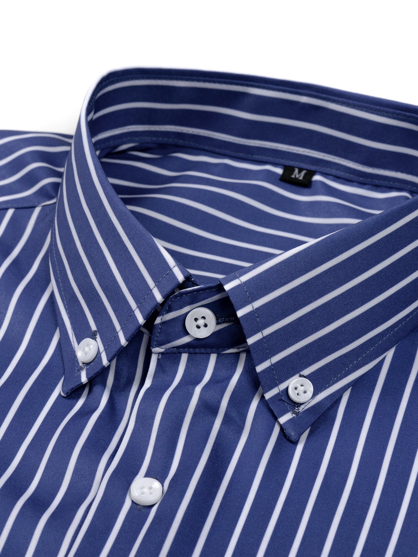 Long Sleeve Striped Shirt with Buttons