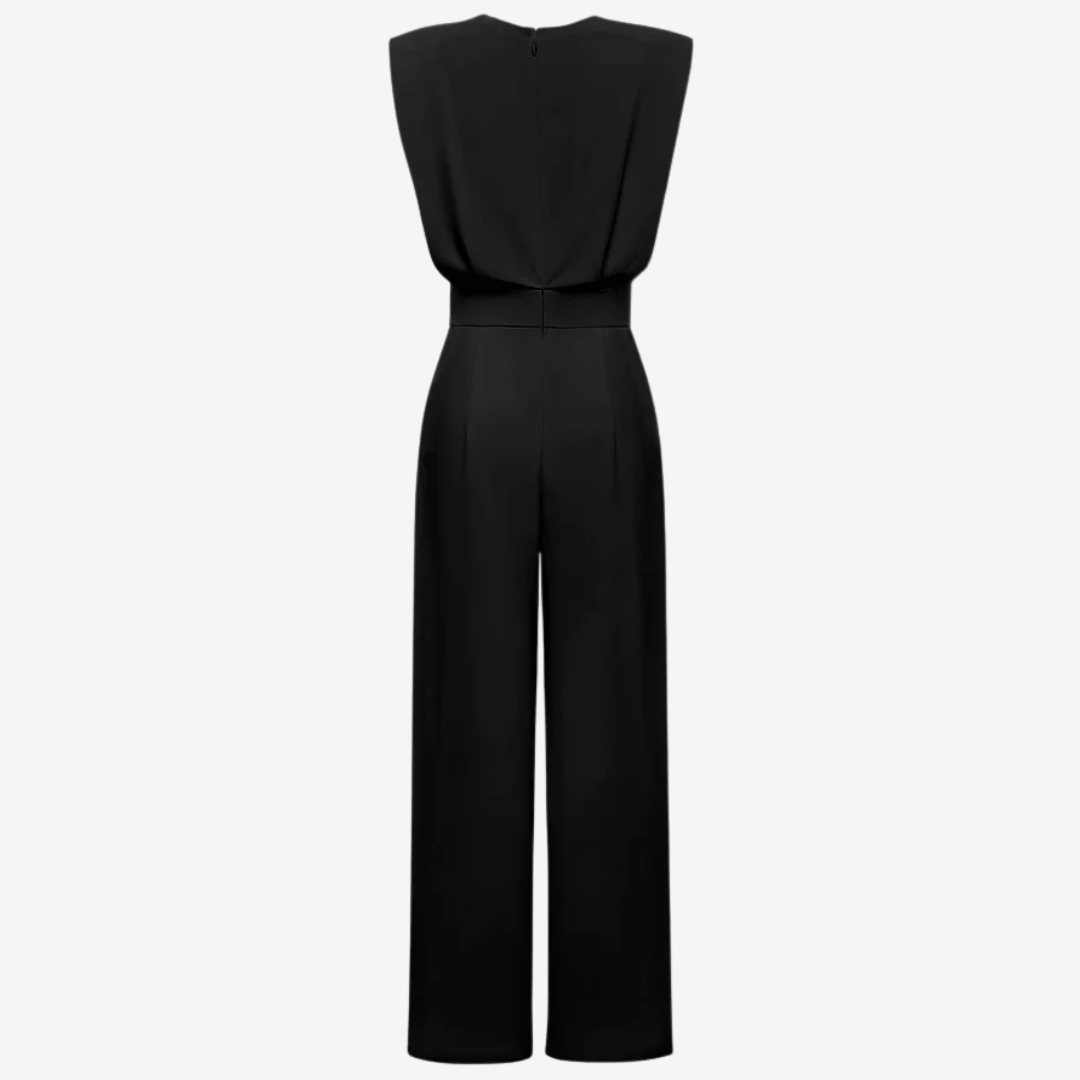 Tara™ | Belted Minimalist Jumpsuit