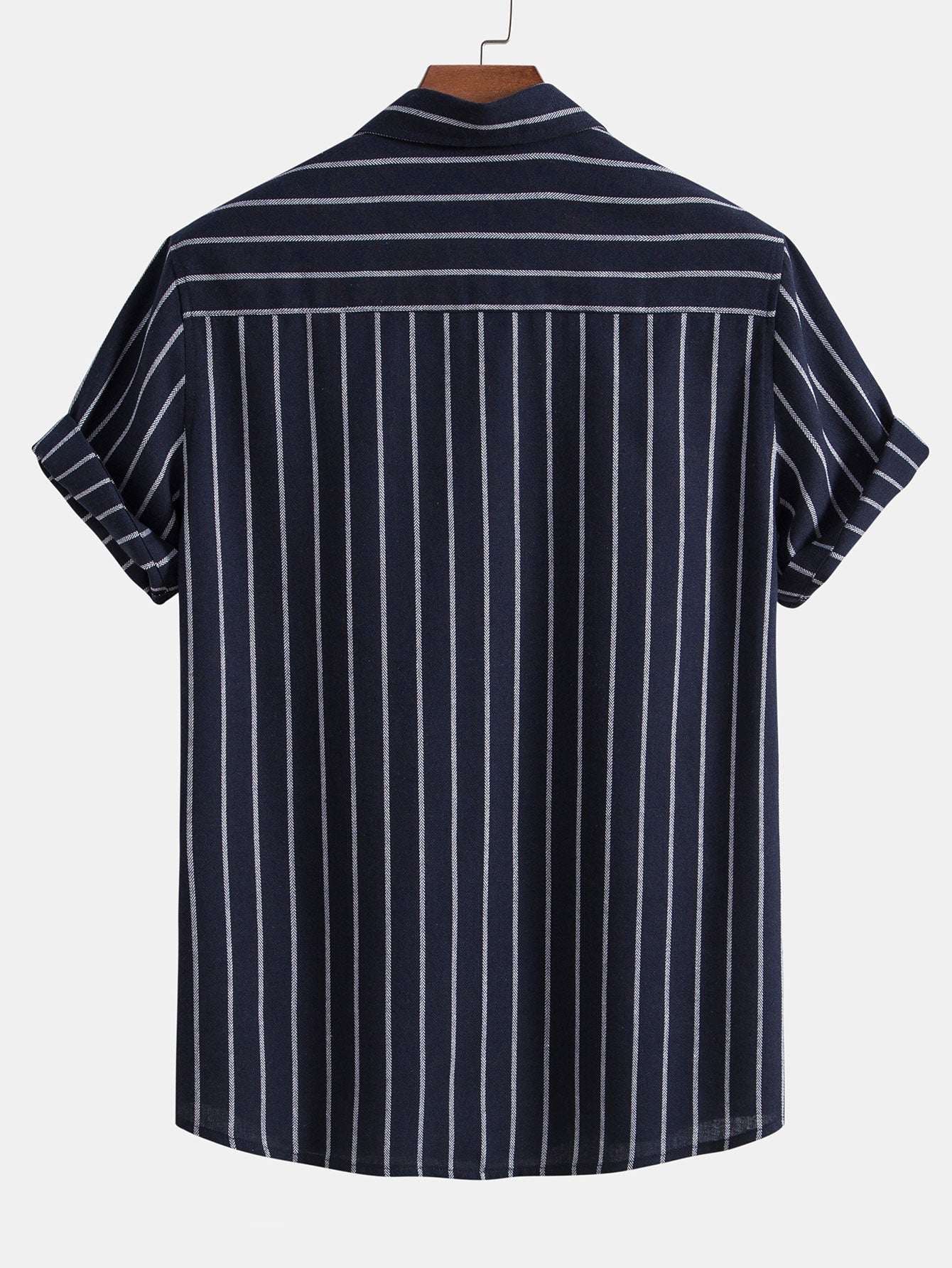 Cotton Brot Strangement Butt Up Shirt