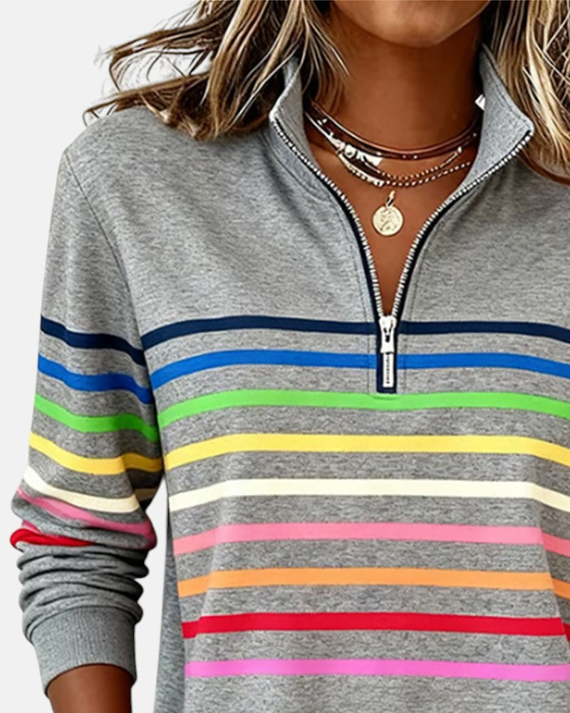 Nina – Sweater with Stripes