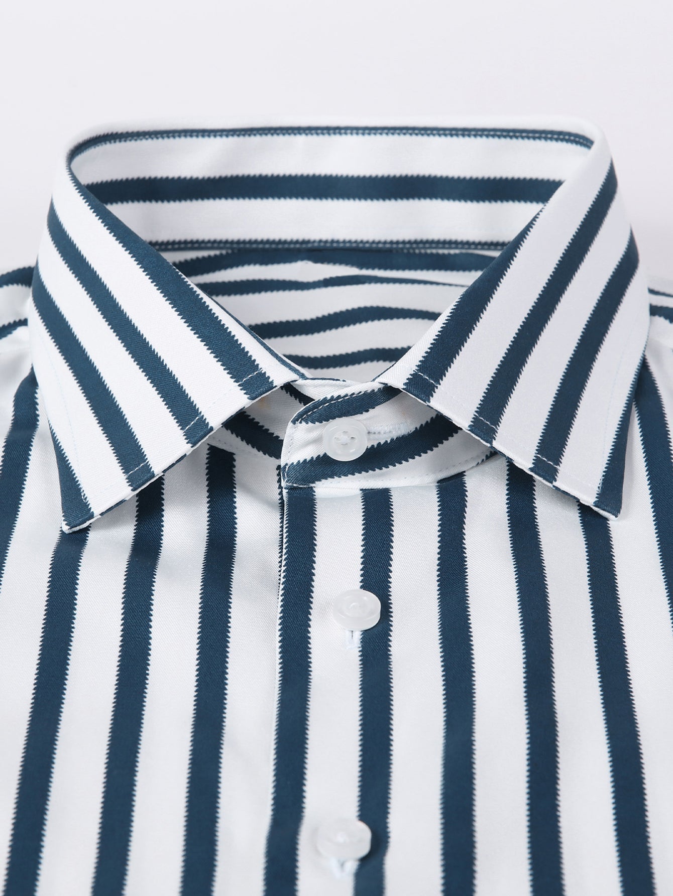 Long Sleeve Striped Shirt with Buttons