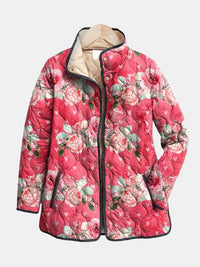 Maya | Vintage Charming Floral Quilted Jacket