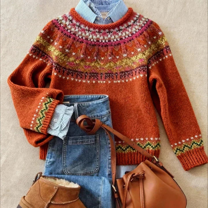 Simona | Chic Vintage Knit Jumper